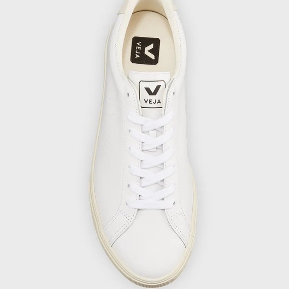 VEJA Esplar Leather Logo Sneakers - Picture 3 of 7
